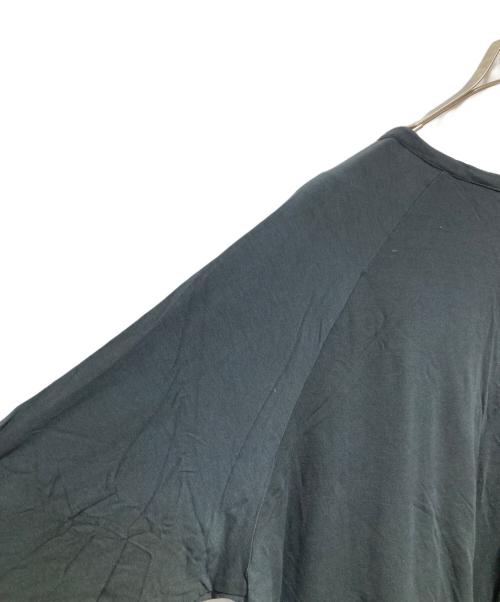 CASEY VIDALENC（ケイシーヴィダレンク）CASEY VIDALENC (ケイシーヴィダレンク) 切替カットソー ネイビー サイズ:Ｌの古着・服飾アイテム