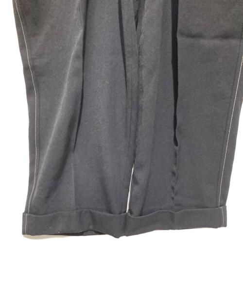 COMME des GARCONS HOMME PLUS（コムデギャルソンオムプリュス）COMME des GARCONS HOMME PLUS (コムデギャルソンオムプリュス) ステッチタックパンツ ブラック サイズ:Sの古着・服飾アイテム
