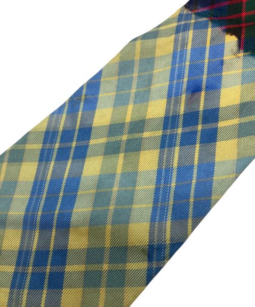 COMME des GARCONS HOMME PLUS（コムデギャルソンオムプリュス）COMME des GARCONS HOMME PLUS (コムデギャルソンオムプリュス) チェックネクタイ ネイビー×グリーン サイズ:不明の古着・服飾アイテム