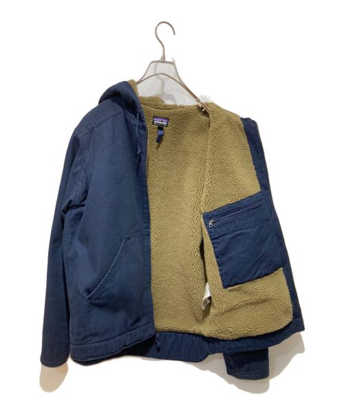 Patagonia（パタゴニア）Patagonia (パタゴニア) Lined Canvas Hoody ネイビー サイズ:Sの古着・服飾アイテム