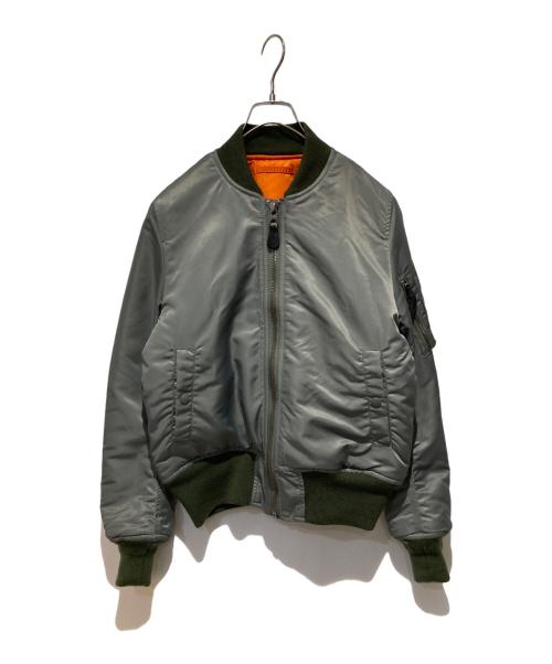 AVIREX（アヴィレックス）AVIREX (アヴィレックス) MA-1フライトジャケット グリーン サイズ:Sの古着・服飾アイテム