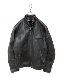 Schott（ショット）の古着「141シングルライダースジャケット」｜ブラック