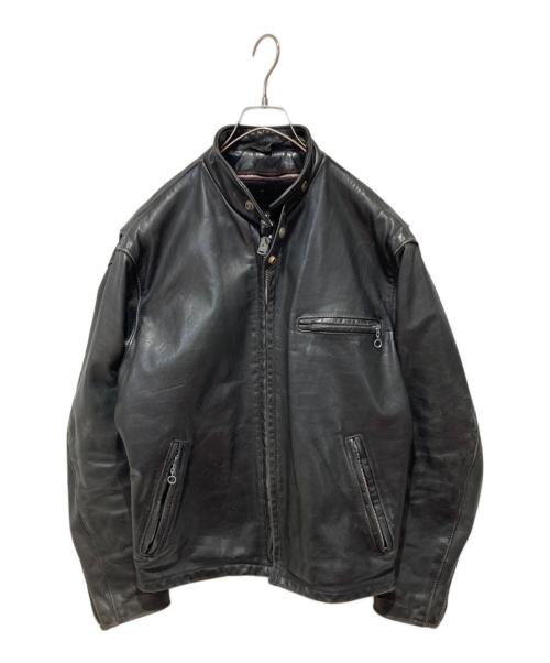 Schott（ショット）Schott (ショット) 141シングルライダースジャケット ブラック サイズ:40の古着・服飾アイテム