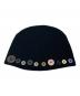 VACANT Archive（ベイカントアーカイブ）の古着「TOMI BUTTON BEANIE」｜ブラック