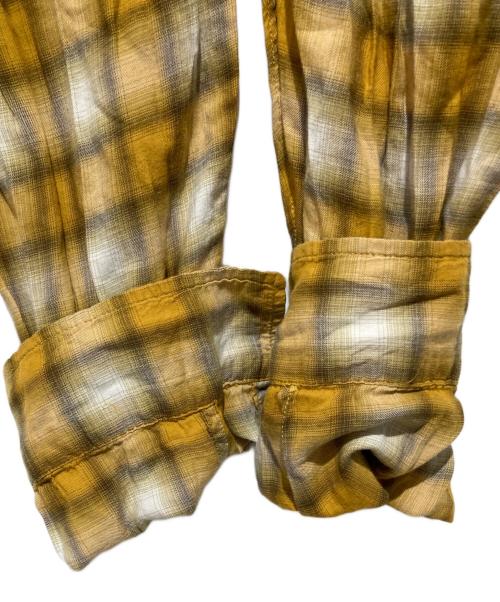 Schott（ショット）Schott (ショット) 長袖シャツ イエロー サイズ:Mの古着・服飾アイテム