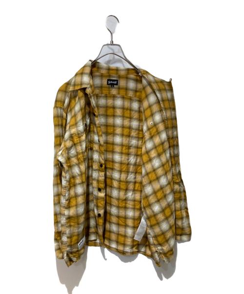 Schott（ショット）Schott (ショット) 長袖シャツ イエロー サイズ:Mの古着・服飾アイテム