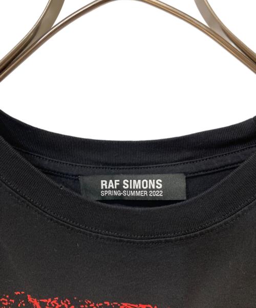 RAF SIMONS（ラフシモンズ）RAF SIMONS (ラフシモンズ) Oversized T-shirt soloemn-X ブラック サイズ:Mの古着・服飾アイテム