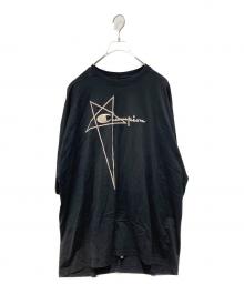 RICK OWENS×Champion（リックオウエンス×チャンピオン）の古着「Tommy T Medium Weight Cotton Jersey Dust T-Stirt」｜ブラック