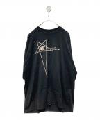 RICK OWENS×Championリックオウエンス×チャンピオン）の古着「Tommy T Medium Weight Cotton Jersey Dust T-Stirt」｜ブラック
