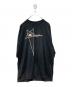RICK OWENS（リックオウエンス）の古着「Tommy T Medium Weight Cotton Jersey Dust T-Stirt」｜ブラック