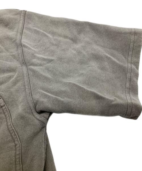 JIL SANDER（ジルサンダー）JIL SANDER (ジルサンダー) ジップポケットS/SスウェットTシャツ グレー サイズ:XLの古着・服飾アイテム