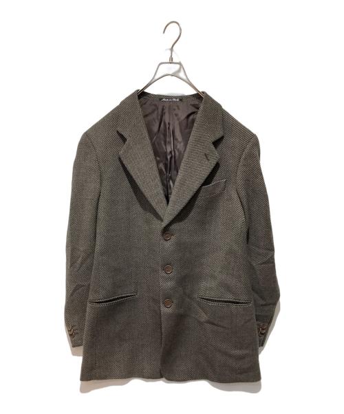 GIORGIO ARMANI（ジョルジオアルマーニ）GIORGIO ARMANI (ジョルジオアルマーニ) ウールテーラードジャケット グレー サイズ:50の古着・服飾アイテム
