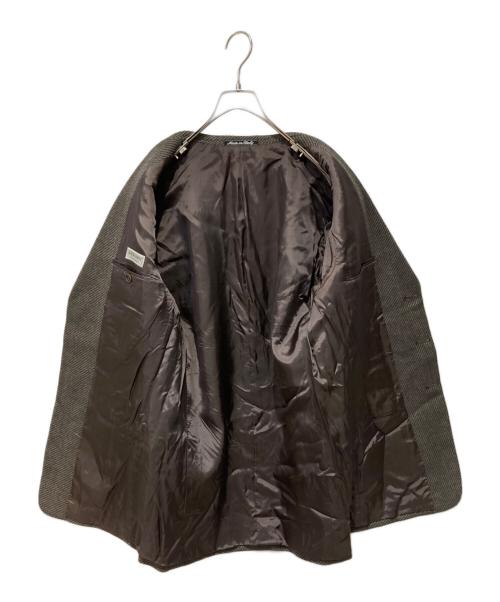 GIORGIO ARMANI（ジョルジオアルマーニ）GIORGIO ARMANI (ジョルジオアルマーニ) ウールテーラードジャケット グレー サイズ:50の古着・服飾アイテム