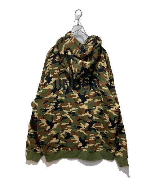 Champion（チャンピオン）Champion (チャンピオン) Ron Herman (ロンハーマン) カモ柄プルオーバーパーカー グリーン サイズ:XLの古着・服飾アイテム