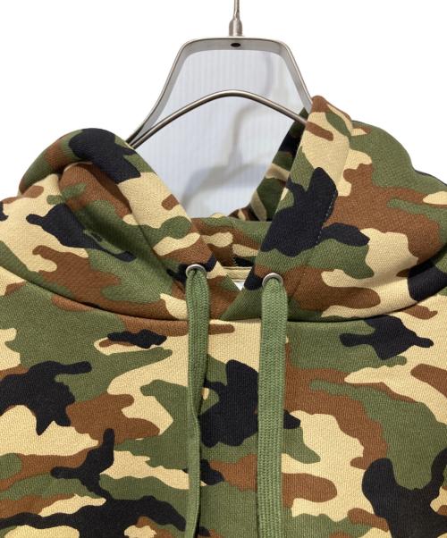 Champion（チャンピオン）Champion (チャンピオン) Ron Herman (ロンハーマン) カモ柄プルオーバーパーカー グリーン サイズ:XLの古着・服飾アイテム