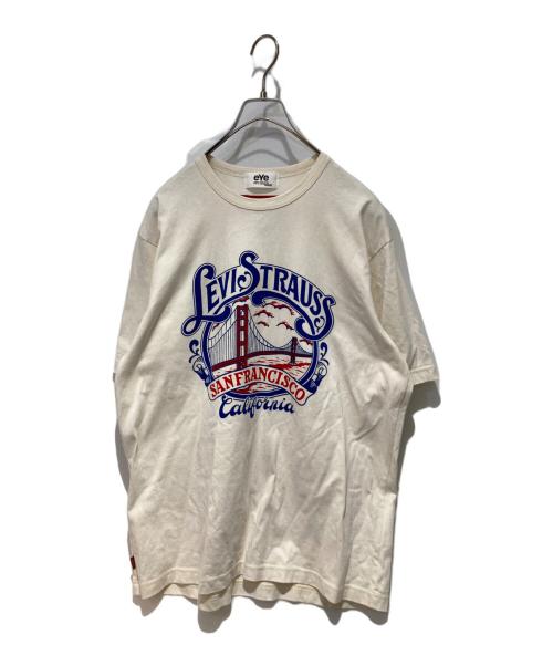 eYe COMME des GARCONS JUNYAWATANABE MAN（アイ コム デ ギャルソン ジュンヤ ワタナベ マン）eYe COMME des GARCONS JUNYAWATANABE MAN (アイ コム デ ギャルソン ジュンヤ ワタナベ マン) LEVI'S (リーバイス) 綿度詰め天竺 Levi's Wネーム T904 ベージュ サイズ:Ｌの古着・服飾アイテム