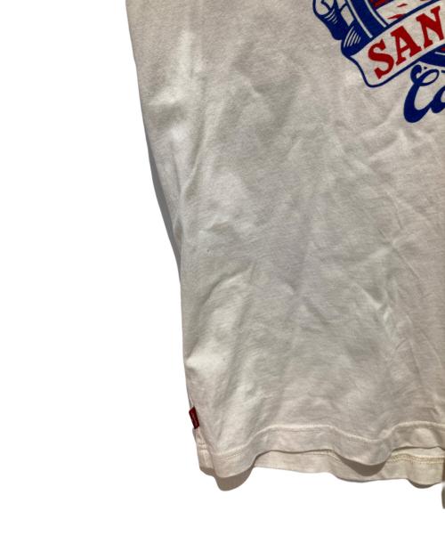 eYe COMME des GARCONS JUNYAWATANABE MAN（アイ コム デ ギャルソン ジュンヤ ワタナベ マン）eYe COMME des GARCONS JUNYAWATANABE MAN (アイ コム デ ギャルソン ジュンヤ ワタナベ マン) LEVI'S (リーバイス) 綿度詰め天竺 Levi's Wネーム T904 ベージュ サイズ:Ｌの古着・服飾アイテム