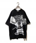 COMME des GARCONS SHIRTコムデギャルソンシャツ）の古着「グラフィックTシャツ」｜ブラック