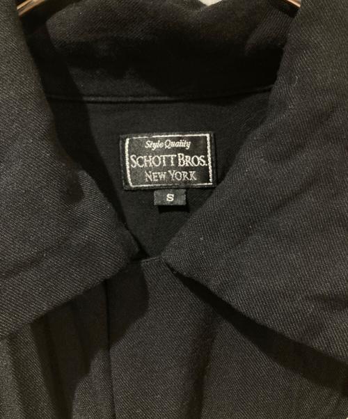 SCHOTT BROS.（ショットブロス）SCHOTT BROS. (ショットブロス) レーヨンボーリングシャツ ブラック サイズ:Sの古着・服飾アイテム