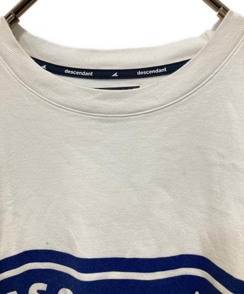 DESCENDANT（ディセンダント）DESCENDANT (ディセンダント) posh origanic cotton ss tee ホワイト サイズ:1の古着・服飾アイテム