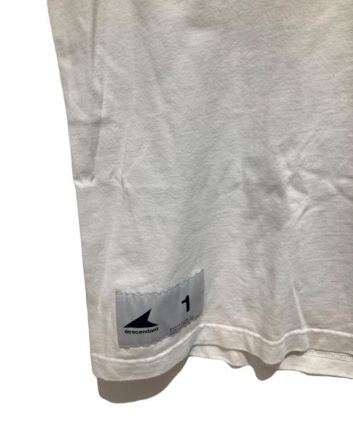 DESCENDANT（ディセンダント）DESCENDANT (ディセンダント) posh origanic cotton ss tee ホワイト サイズ:1の古着・服飾アイテム