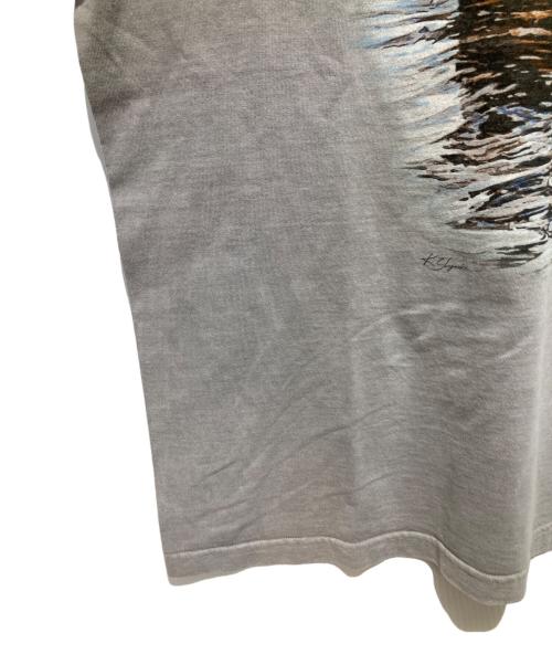 DESCENDANT（ディセンダント）DESCENDANT (ディセンダント) scott hawaii プリントTシャツ グレー サイズ:1の古着・服飾アイテム