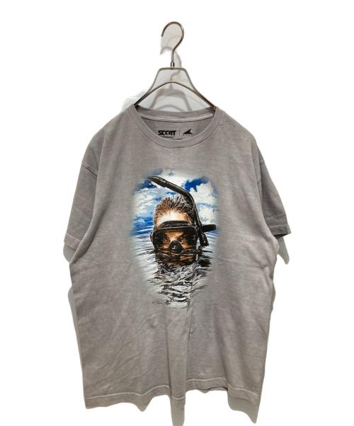 DESCENDANT（ディセンダント）DESCENDANT (ディセンダント) scott hawaii プリントTシャツ グレー サイズ:1の古着・服飾アイテム