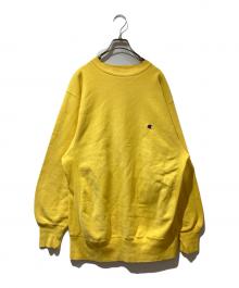 Champion（チャンピオン）の古着「リバースウィーブスウェット」｜イエロー