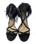 JIMMY CHOO (ジミーチュウ) ブラックファーハイヒール ブラック サイズ:36：15000円
