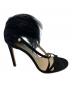 中古・古着 JIMMY CHOO (ジミーチュウ) ブラックファーハイヒール ブラック サイズ:36：15000円