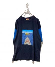 The Simpsons（ザ シンプソンズ）の古着「プリントTシャツ」｜ネイビー