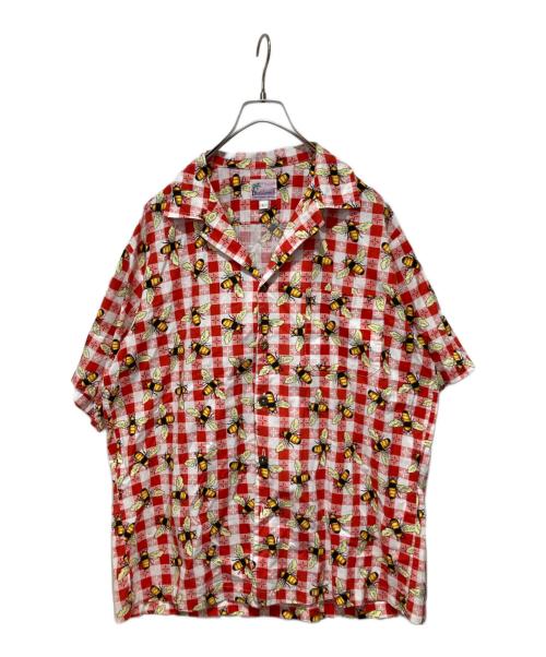 Reminiscence（レミニセンス）Reminiscence (レミニセンス) オープンカラーシャツ レッド サイズ:Ｌの古着・服飾アイテム