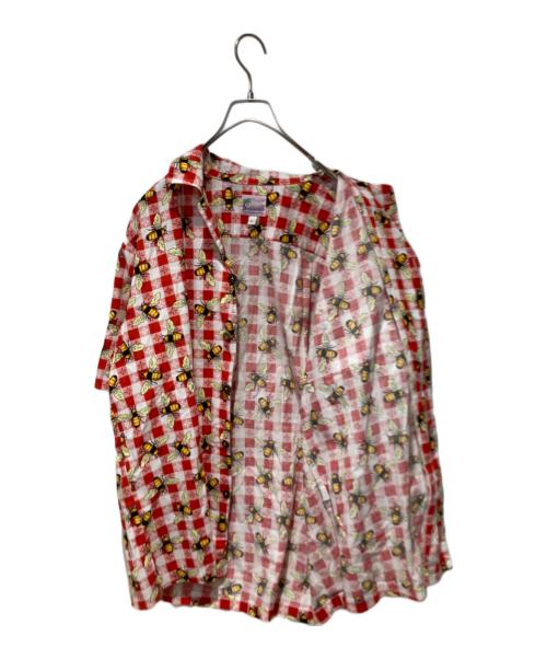 Reminiscence（レミニセンス）Reminiscence (レミニセンス) オープンカラーシャツ レッド サイズ:Ｌの古着・服飾アイテム