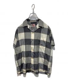 paddle and saddle（ー）の古着「チェックシャツ」｜グレー