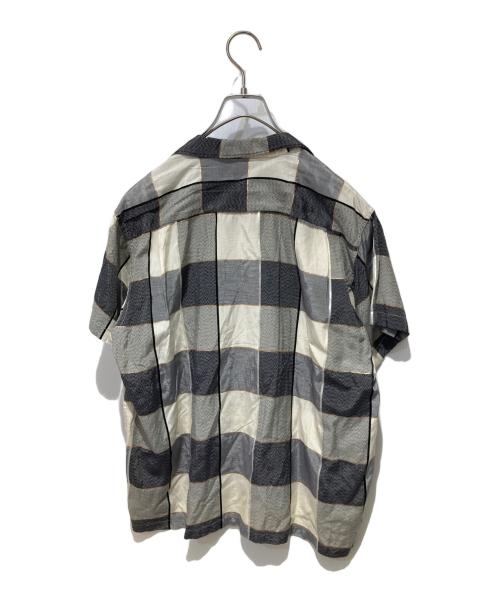 paddle and saddle（ー）paddle and saddle (ー) チェックシャツ グレー サイズ:15-15 1/2の古着・服飾アイテム