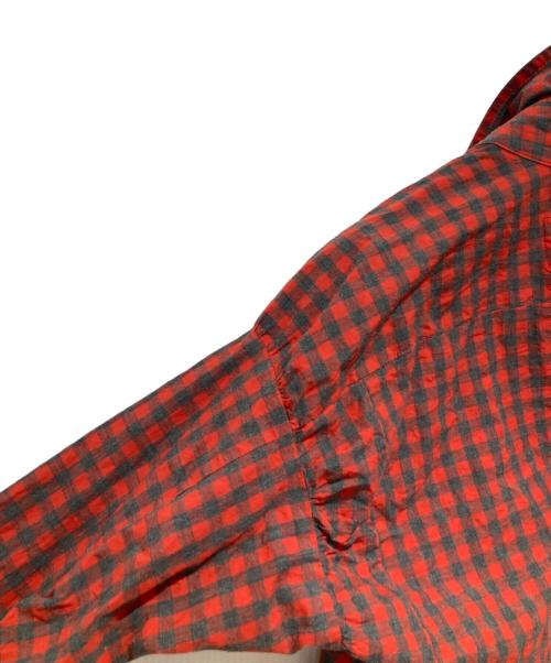 Vivienne Westwood（ヴィヴィアンウエストウッド）Vivienne Westwood (ヴィヴィアンウエストウッド) チェックシャツ レッド サイズ:36の古着・服飾アイテム