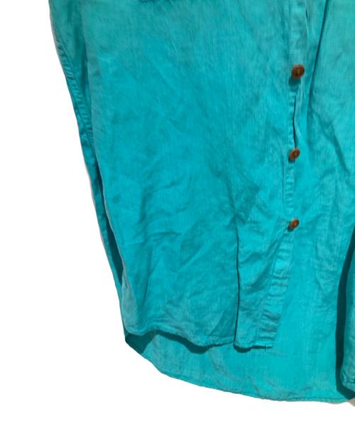 POLO RALPH LAUREN（ポロ・ラルフローレン）POLO RALPH LAUREN (ポロ・ラルフローレン) リネンシャツ ブルー サイズ:Mの古着・服飾アイテム