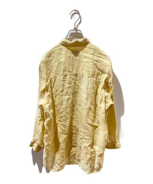 MIYAKE DESIGN STUDIO（ミヤケ デザイン スタジオ）MIYAKE DESIGN STUDIO (ミヤケ デザイン スタジオ) リネンシャツ イエロー サイズ:Sの古着・服飾アイテム