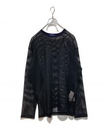 JUNYA WATANABE MAN（ジュンヤワタナベマン）の古着「フィッシュネット Tシャツ」｜ブラック