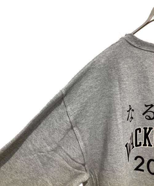WACKO MARIA（ワコマリア）WACKO MARIA (ワコマリア) やらせろ 天国 プリント クルーネック スウェット グレー サイズ:Ｌの古着・服飾アイテム