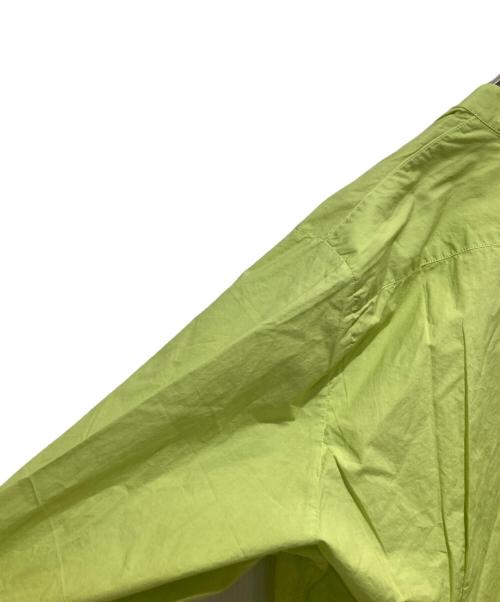 STONE ISLAND（ストーンアイランド）STONE ISLAND (ストーンアイランド) バンドカラーシャツ 黄緑 サイズ:XXLの古着・服飾アイテム