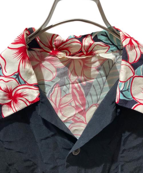 Sun Surf（サンサーフ）Sun Surf (サンサーフ) HULA GIRLアロハシャツ ブラック サイズ:-の古着・服飾アイテム