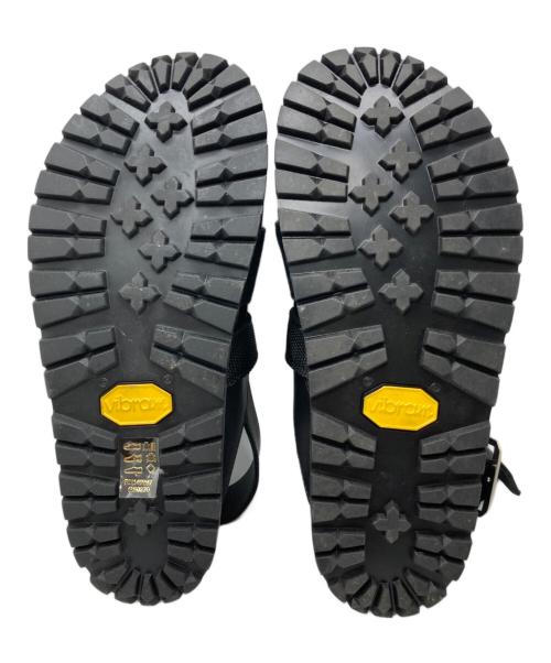 sacai（サカイ）sacai (サカイ) A.P.C. (アーペーセー) Jules leather sandals ブラック サイズ:41の古着・服飾アイテム