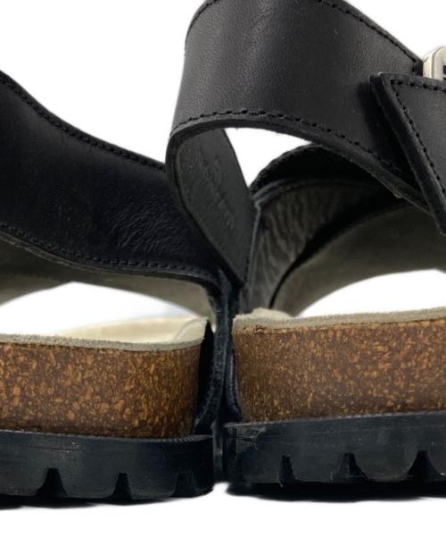 sacai（サカイ）sacai (サカイ) A.P.C. (アーペーセー) Jules leather sandals ブラック サイズ:41の古着・服飾アイテム