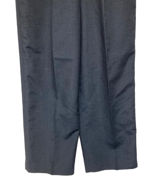tricot COMME des GARCONS（トリココムデギャルソン）tricot COMME des GARCONS (トリココムデギャルソン) フロントボタンデザインワイドスラックス ネイビー サイズ:Mの古着・服飾アイテム