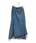 Ameriアメリ）の古着「TENCEL DENIM WRAP LIKE SKIRT」｜インディゴ