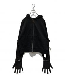 65537（ロクゴーゴーサンナナ）の古着「Glove Zip Hoodie」｜ブラック