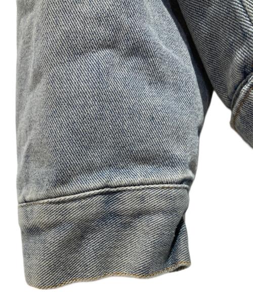 LEVI'S（リーバイス）LEVI'S (リーバイス) stussy (ステューシー) Embossed Trucker Jacket インディゴ サイズ:Ｌの古着・服飾アイテム