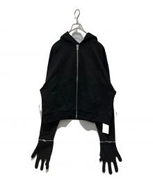65537（ロクゴーゴーサンナナ）の古着「Glove Zip Hoodie」｜ブラック