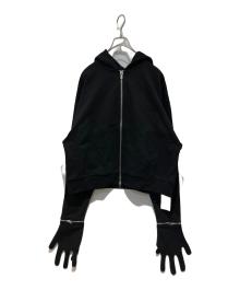 65537（ロクゴーゴーサンナナ）の古着「Glove Zip Hoodie」｜ブラック